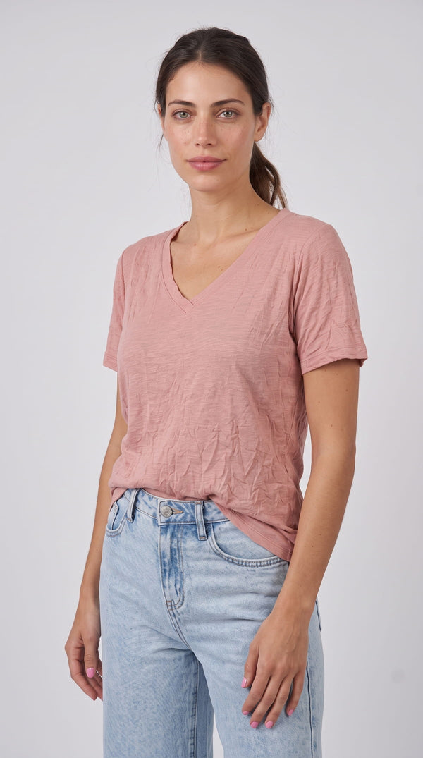  אלה חולצה בצבע  Pink