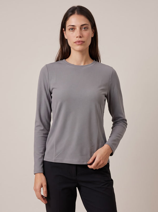  Mia חולצה בצבע  אפור